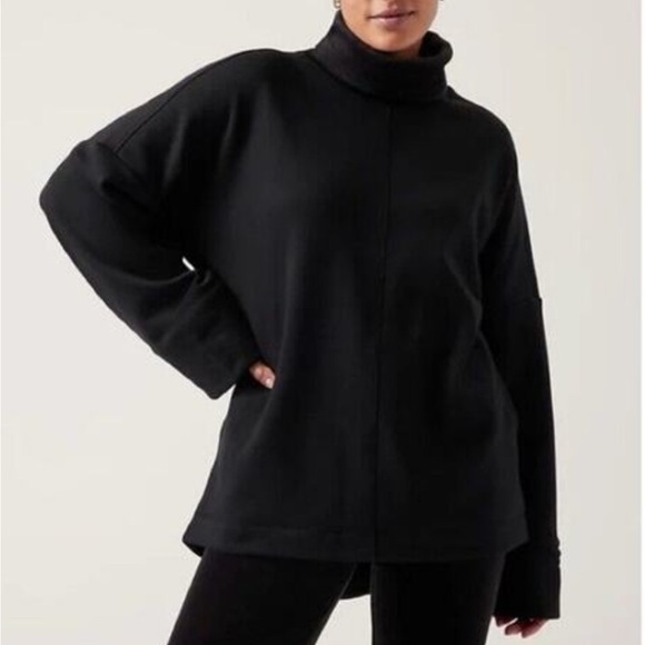 Athleta Cozy Karma Funnel Neck Sweater - Picture 1 of 9